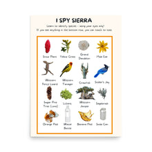 I SPY SIERRA Poster