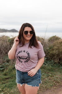 Chelsea: Surviving & Thriving Mountain Unisex T-Shirt