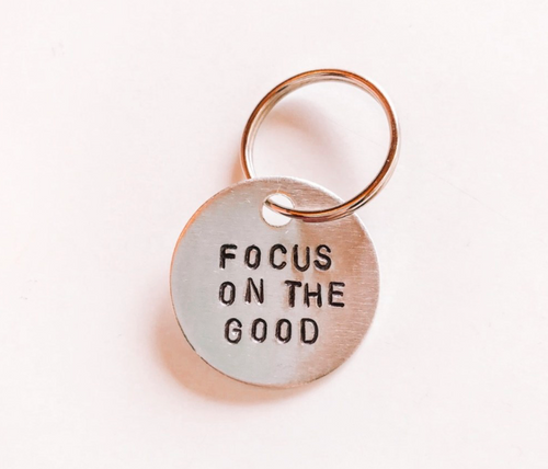 Focus On The Good Keychain