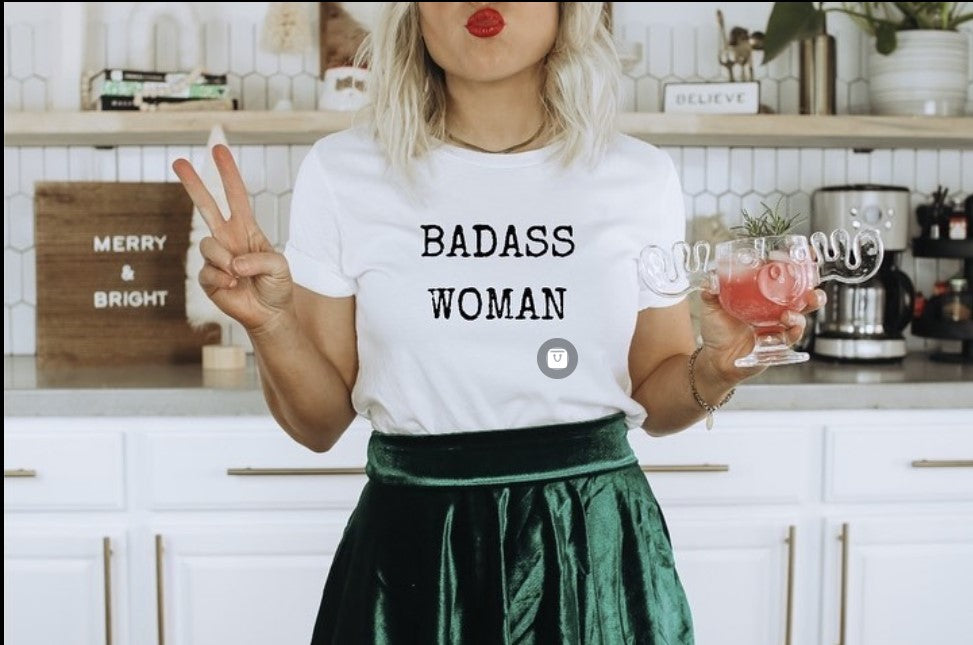Badass Woman / Boyfriend Tee