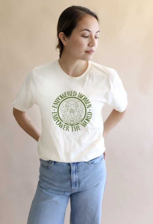 Empowered Women, Empower the World / Green letters