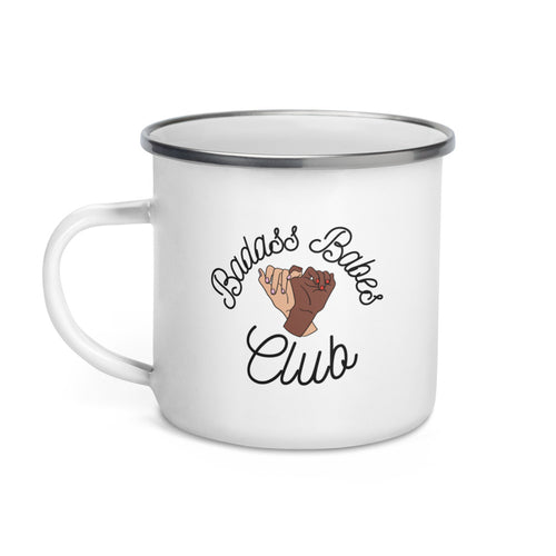 Badass Babes Club Enamel Mug