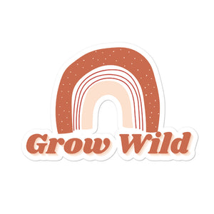 Grow Wild Rainbow sticker