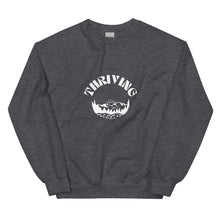Chelsea: Thriving Mountain White Graphic Unisex Sweatshirt