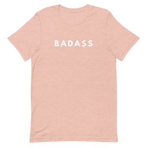 Badass Unisex T-shirt White Font