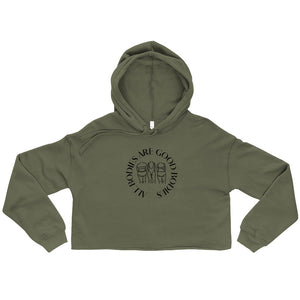 Hannah: All Bodies Are All Bodies Crop Hoodie